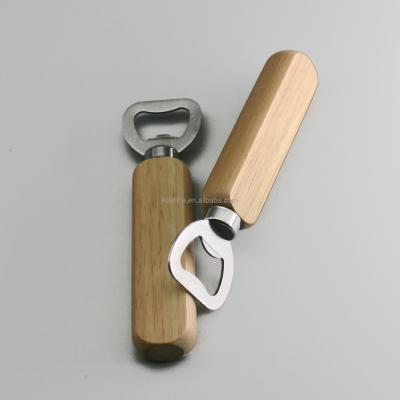 China Viable Wooden Logo Beer Opener Custom Bottle Opener for sale