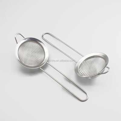 China Sustainable Kitchen Cooking Accessories Stainless Steel Chinese Mesh Strainer Colander Flour Sieve Sieve for sale