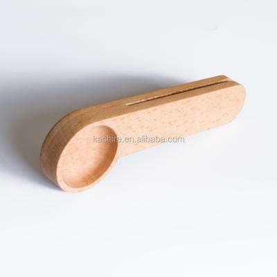 China 2019 Viable Innovative Beech Wood Teaspoon Scoop Clip 7G for sale