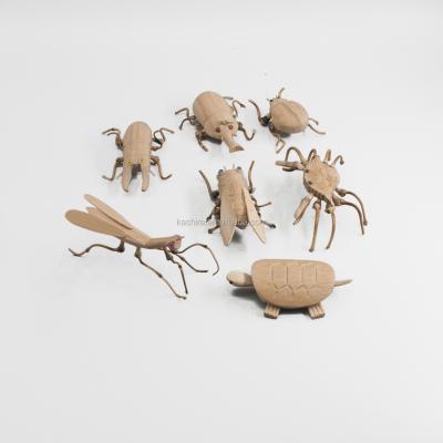 China Realistic Handmade Bamboo Wooden Model Toy Education BBB of Insect for sale