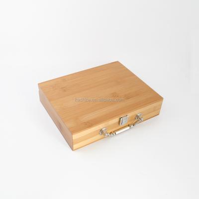 China 2019 Cheap Luxury Bamboo Custom Wooden Box Storage Case Eco - Friendly Biodegradable for sale