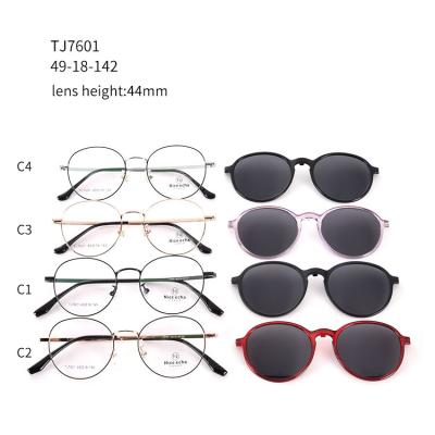 China Fashion universal glasses frame retro multiple color frame Korean version of female round shape myopia glasses for sale