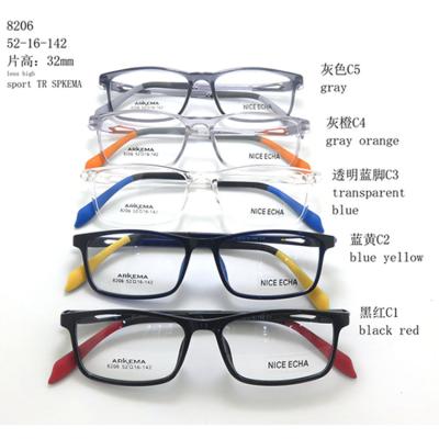 China ARKEMA flexible and comfortable round fashion universal material movement optical glasses frame unisex multicolor buy 8206 for sale