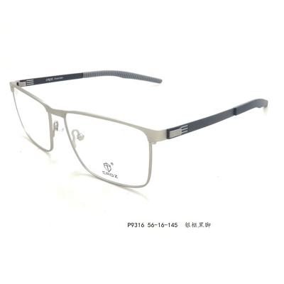 China Anti Blue Light Men Metal Glasses Frame Sling Glass Frame P9316 for sale