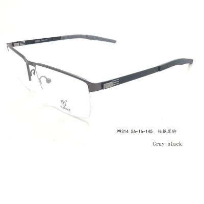 China Anti Blue Light Men Metal Glasses Frame Sling Glass Frame P9314 for sale