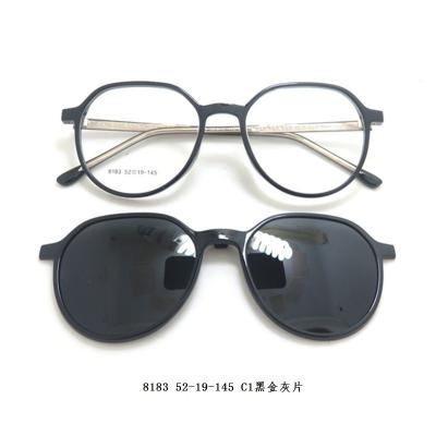 China Glasses Fashion Sunglasses SunglassesTRPlate Foot Set Polarized Clip Glass Frame 8183 for sale