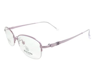 China Other Half Frame Women Glass Frames Pure Titanium Frame ECHA NICE RS20001 for sale