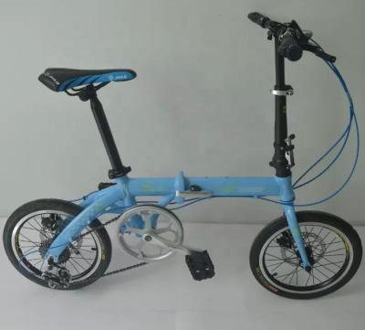 China Steel Pocket Bike Kids Folding Bicycle Light Weight Low Price Good Quality for sale