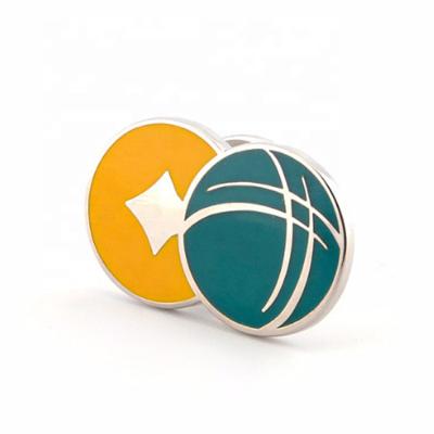 China Europe Hot Sale Custom Hard Enamel Metal Lapel Pin Badges for sale