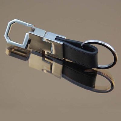 China Promotional Advertising Cheap Custom PU Leather Key Chain for sale