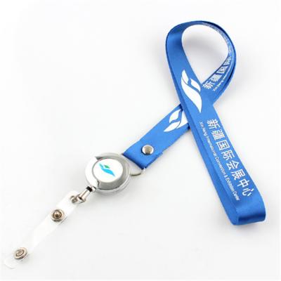 China Exhibition/Events/School/Custom Silk Screen Printing Lanyard Conference/Game Lanyard With Badge Reel Lanyards Strap With ID Card Holder for sale