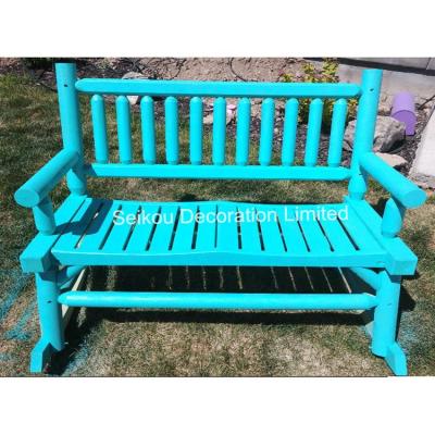 China Long color wooden bench garden bench outdoor wooden antique wooden chair garden bench for garden furniture wood chair for sale