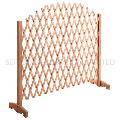 China Easily Assembled Wooden Garden Fence Planter Temporary Picket Fence for sale