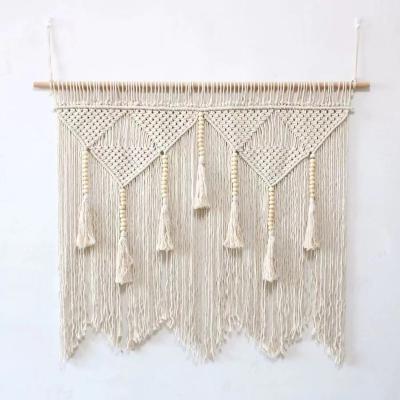 China Nordic Hot Selling Handmade Cotton Yarn High Quality Bedroom Bohemian Tapestry for sale