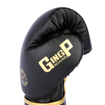 China GINGPAI Logo Professional Boxing Gloves With Badge Of Honor Boxing Gloves Customized Good Quality 4 Colors Boxing Gloves Choice Supplier for sale