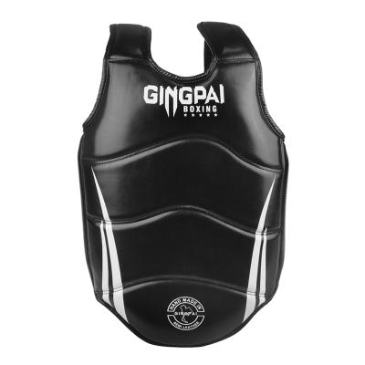 China Upgrade Protection Weifang Edton Wholesale Customized Cheap Price PU Chest Guard Boxing Leather Boxing Protector for sale