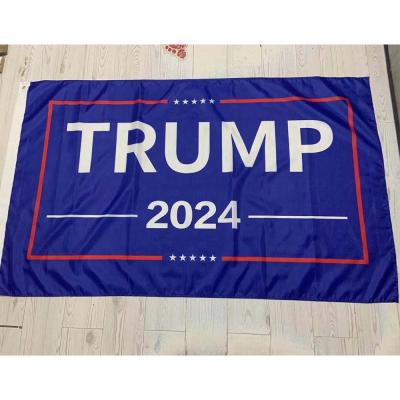 China US FLY Flag Donald Trump 2024 Keep America Flag 3*5Ft 150*90Cm Polyester Biden Large Banner For President for sale