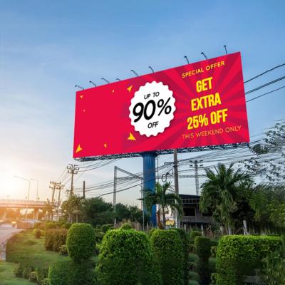 China Road Hanging Walking Billboard Custom Design Flex Vinyl Outdoor Portable Advertising Billboard Sign Banner for sale