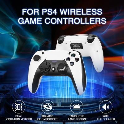 China No Wireless Game Controller For PS4 Elite/Slim Support/Pro BT Gamepad For IOS /PC/ Andriod/Switch Joystick Dual Vibration for sale