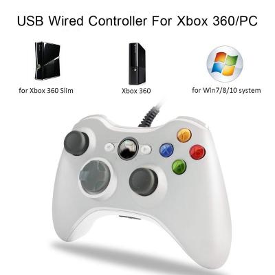 China Not For Xbox 360 Wired Gamepad Support Win7/8/10 System Controle Joypad Gamepad For Game PC USB Console Slim/Fat XBOX360 Controller for sale