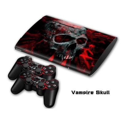 China With Jack Vinyl Decal Skin External Sticker for Super Slim PS3 4000 Console Skins+2PCS Stickers for PS3 Controller Joystick Gampad Vinyl Skin Cover for sale