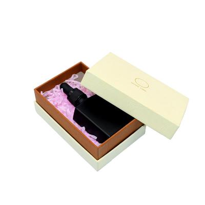 China Empty Recyclable Custom Handmade Paper Cardboard Perfume Box Bar Gift Packaging With Divider Inserts for sale