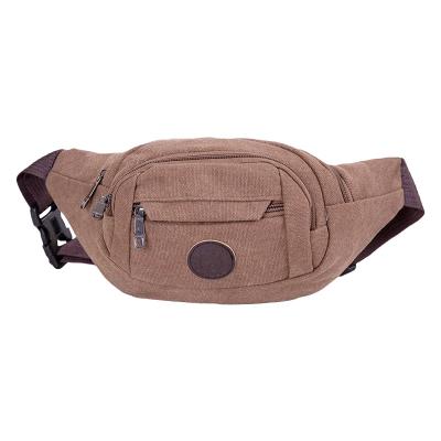 China Customized Waterproof Outdoor Canvas Waist Bag Sports Leisure Personal Phone Bag Running And Recycling for sale