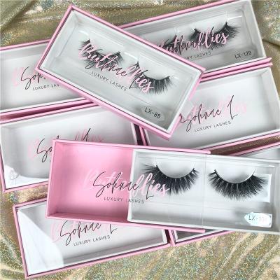 China Thick empty eye lash box private label eye lashbox eye lashesh clear candy box unique lashbox packaging case with chain for sale