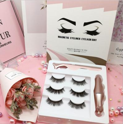 China Magnetic eyelash de Pestanas de postizas cilios de faux de cils de natural magnetic individual eyelashes for sale