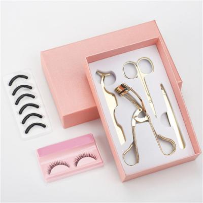 China For Full Extension Laah Scissors Hair Curler Tweezers Applicator Set Eyelash Curler Salon Training Kit Strip Lash or Eye Lash Curler for sale