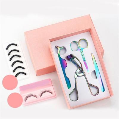 China For Full Strip Lash Or Extension False Eyelash Tool Kit Curlers Rose Gold Eyelash Curler Pink Eyelash Extensions Tweezers Holder Brush Best for sale