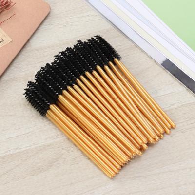 China Angular Blush Lahes Accessories Brushes Eyelash Extensions Cleansing Brush Eye Lashes Disposable Mascara Wands Bamboo Spoolie Wick Brushes for sale