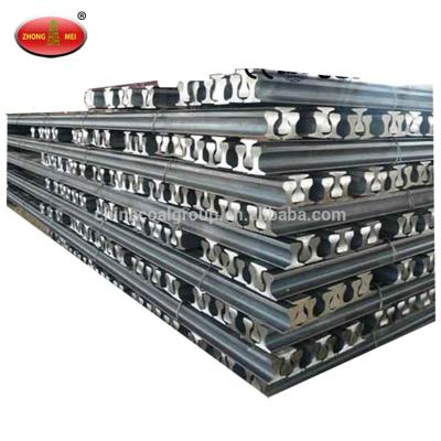 China Steel Rail Rail Mining Rail 50kg Steel Rail Heavy Steel Rail U71Mn Steel Rail for sale