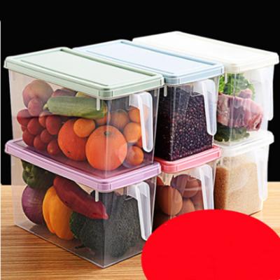 China Egg Food Freezer Box Kitchen Storage Fresh Vegetable Storage Box Freshness Preservation 4 Refrigerator Storage Drawer Type Artifact for sale