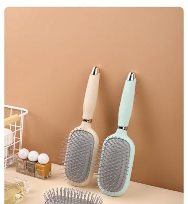 China Air Tooth Comb Large Airbag Cushion Massage Hair Comb Barber Shop Ribbed Anti-static Smooth Curly Plastic Hair Comb for sale