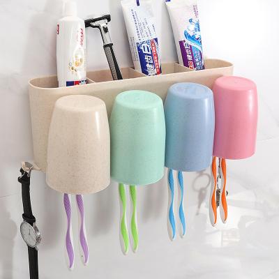 China 2022 viable the most popular new 2PCS/3PCS/4PCS multi-port toothbrush holder for sale