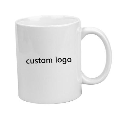 China 11oz Mug Coffee Mug Sublimation Ceramic Milky White Mug Viable Ceramic Mug for sale