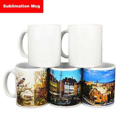 China Viable Promotional Custom Mugs With Logo Porcelain Blank White Coffee Mugs Mug Sublimation Ceramic Mugs for sale