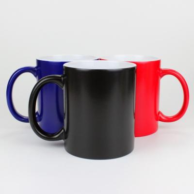 China 11oz/330ml Sublimation Custom Magic Mug Viable Hot Sale Custom Color Changing Mug for sale