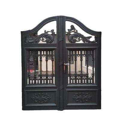 China High Quality and Latest Design Modern Custom Decorated Yard Entry Door Driveway Sliding Door for sale