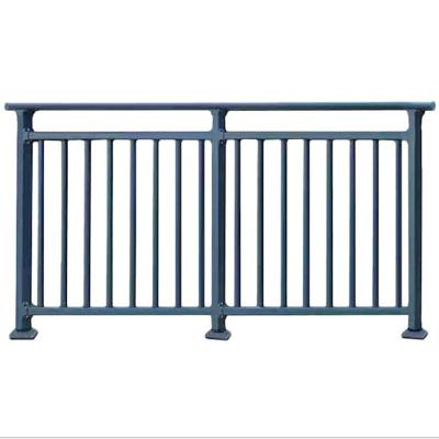 China Easily Assembled Custom Black Decorative Outdoor Fence Panels Powder Coated Wrought Iron Metal Aluminum Fence for sale