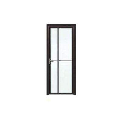 China High quality high strength and corrosion resistance soundproof ultra-thin aluminum frame swing door glass aluminum swing door for sale