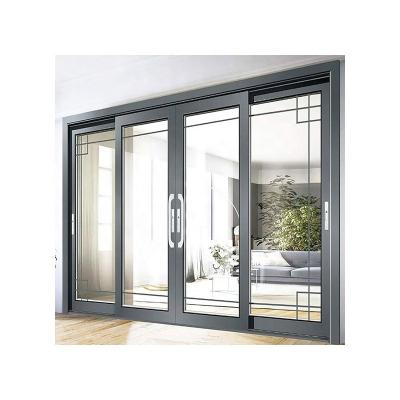 China Widely Used Office Aluminum Tempered Glass Price High Strength And Corrosion Resistance Sliding Doors Sliding Door for sale