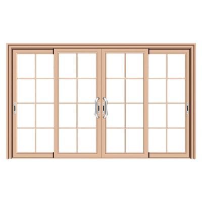 China Minimalist living room glass door high strength and corrosion resistance folding sliding door very narrow door balcony for sale