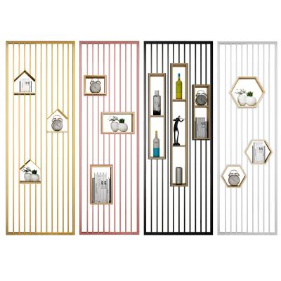 China High Strength And Corrosion Resistance Chinese Style Aluminum Metal Panels Living Room Divider Panel Combined Room Divider Screen Panel Divider Wall for sale