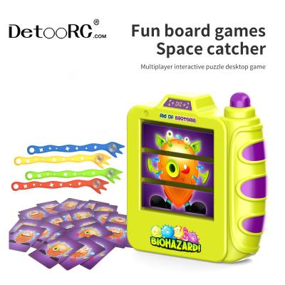 China Develop Educational Creative Space Game Creative Space Detoo ROD Toys Family Game Desk Toys Intelligence Kids Monster Catcher For Children for sale