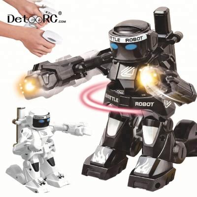 China Music& Light& Fighting Detoo Kids Toys Remote Control Interactive RC Game Kids Toys Robots Battle Fighting Robot for sale