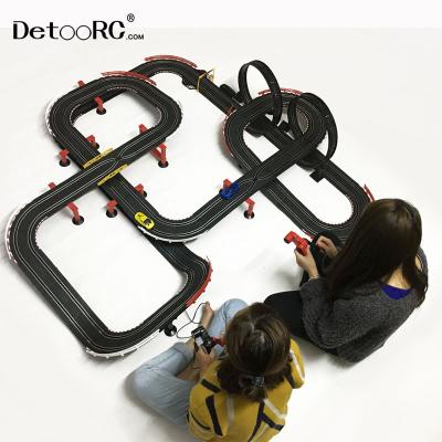 China Slot Car Toy Detoo Toys Track Slot Car Set Race Track Road Racing Toy Sets for sale