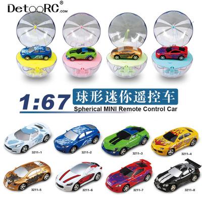 China Radio Control Toy Detoo 1:67 Scale Mini Electric R/C Car Remote Control Micro RC Car For Kids for sale