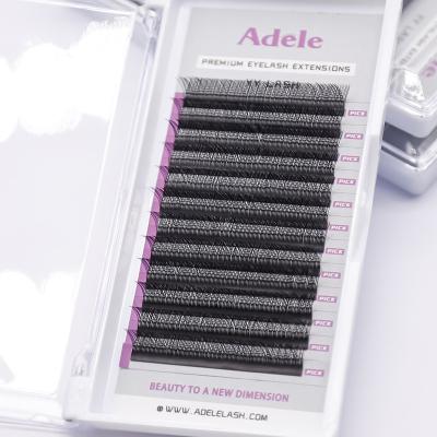 China Adele yy shape eyelash natural soft yy extension whips yy eyelash extensions eyelash extensions soft 2022 high quality lash d curl for sale